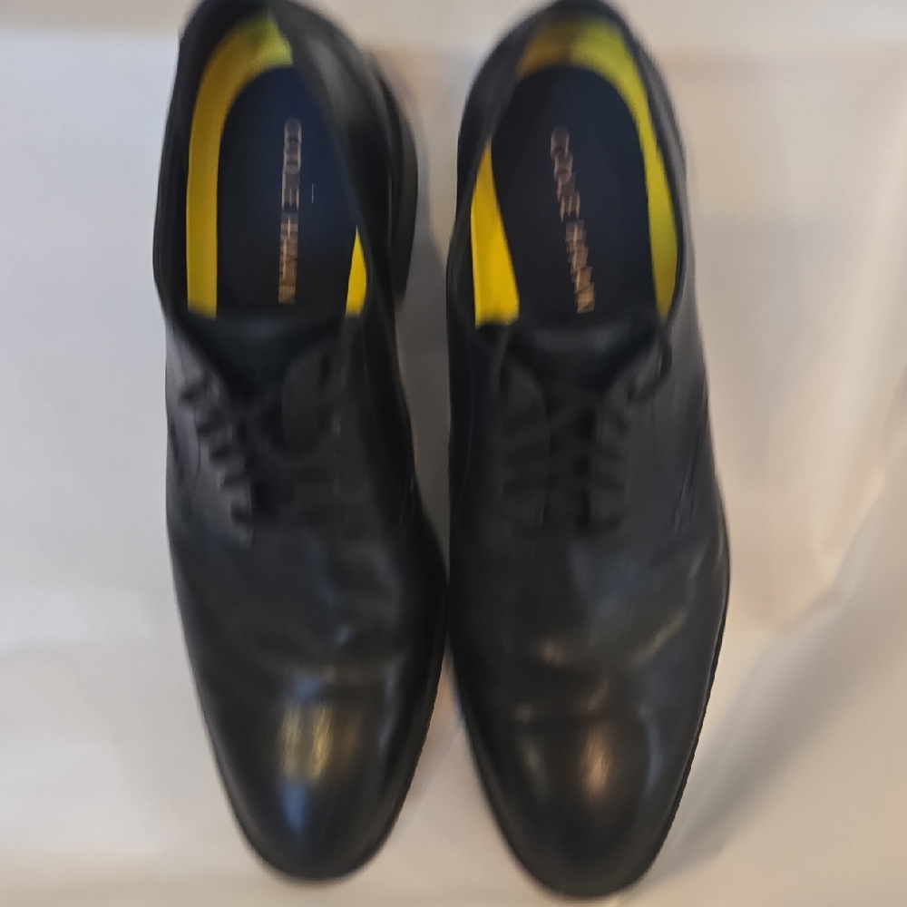 Cole Haan Men’s Black Leather Oxford Dress Shoes Size 11.5M